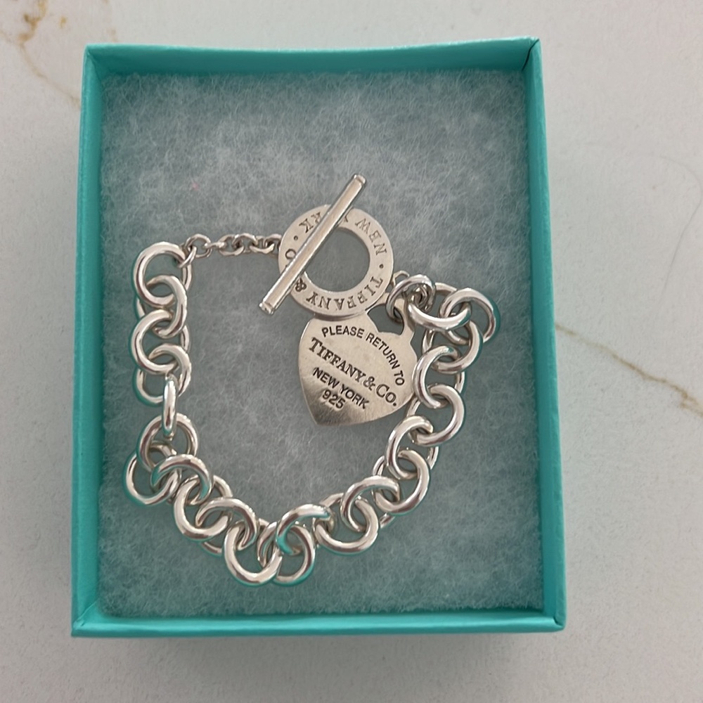 T&Co. 925 Toggle Heart Return to Tiffany Bracelet